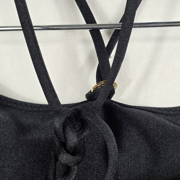 Hanne Bloch convertible Black and Gold pompom Swimsuit - Picture 7 of 15